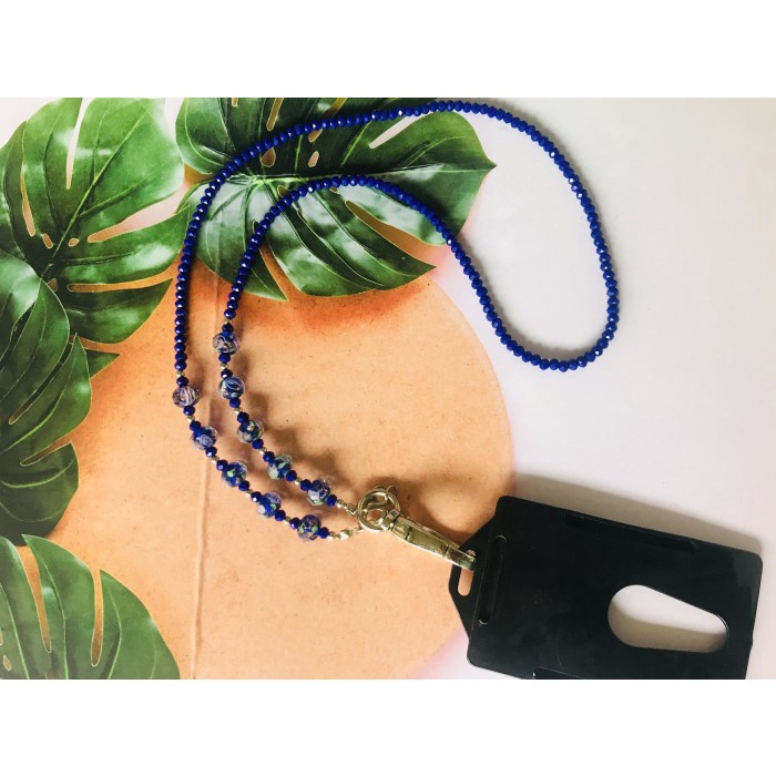 

Mantap Name Tag Id Card Lanyard Tali Kalung Strap Kristal Morano Hot Sale