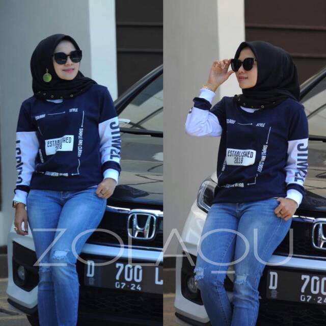 Kaos Zolaqu original terbaru navy