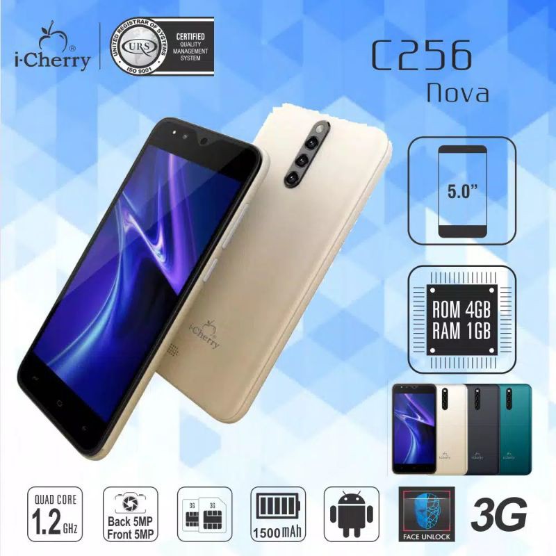 ICHERRY C256 NOVA 1/4 GB 100% ORIGINAL GARANSI RESMI