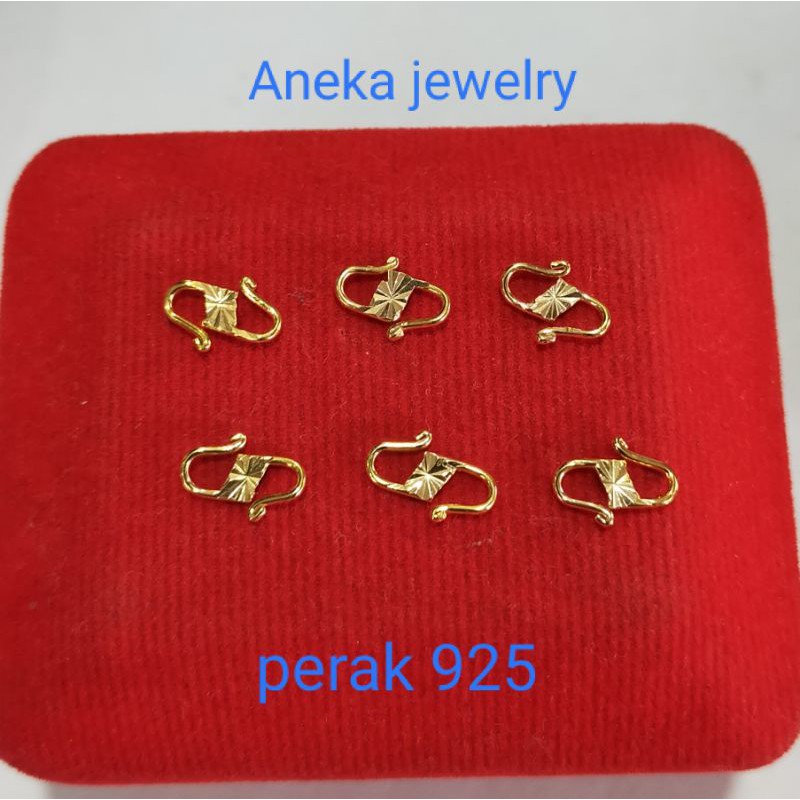 Kokot S, perak 925, silver dan gold, untuk kalung 2,3,4,5 gram, 25000/gram