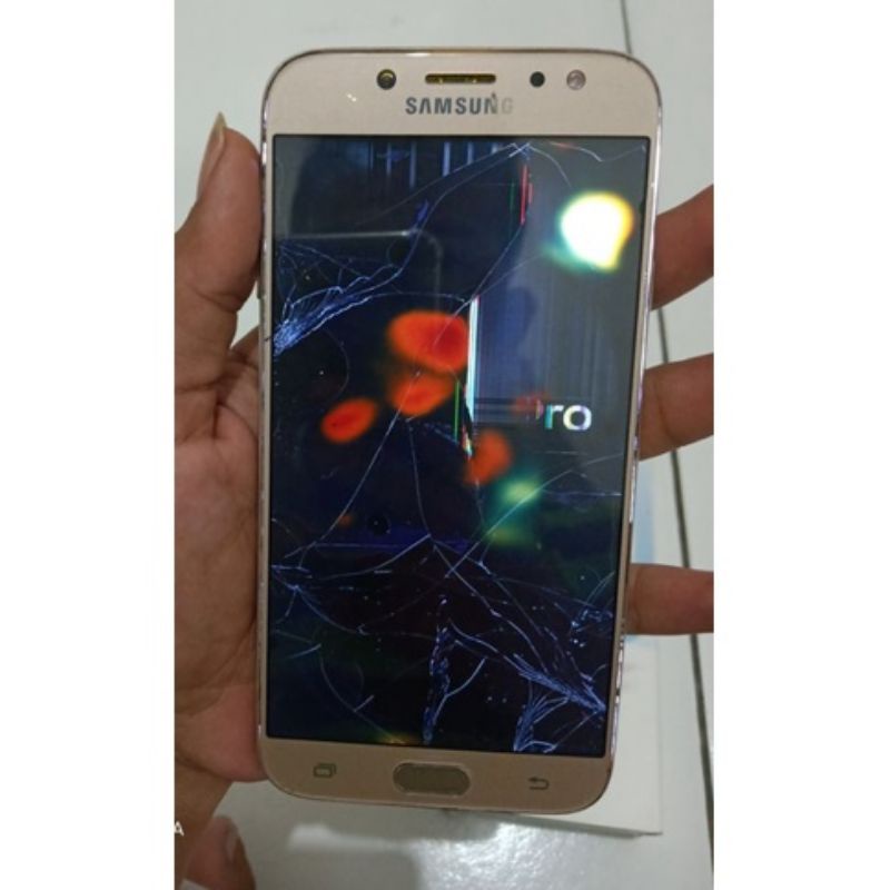 hp Samsung j7 pro j730GM/DS  minus lcd mesin JAMIN NORMAL UDH TESTED BONUS KESING TINGGAL NAIK LCD