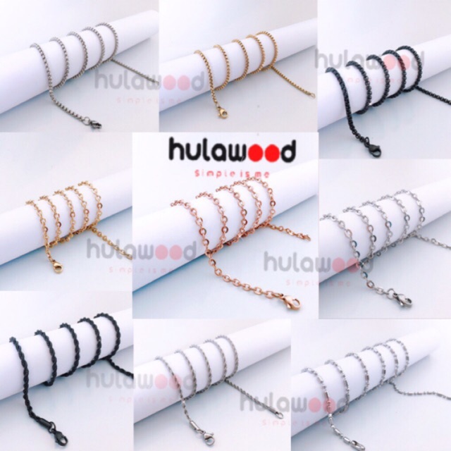 Kalung Rantai MCI Titanium Import Stainless Pria Wanita - Titanium 316 L (READY STOCK)