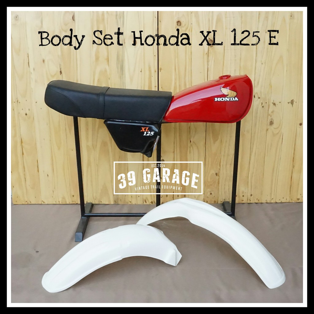 Body set trail klasik honda trail CB xl 125 cover set trail vintage honda xl125e trail tua