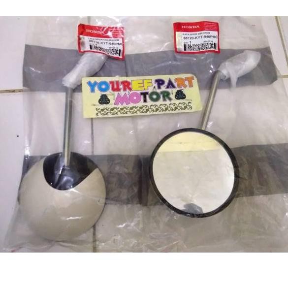 ¯ GROSIR KACA SPION SCOOPY WARNA CREM SET KANAN KIRI ORIGINAL AHM ✹✹