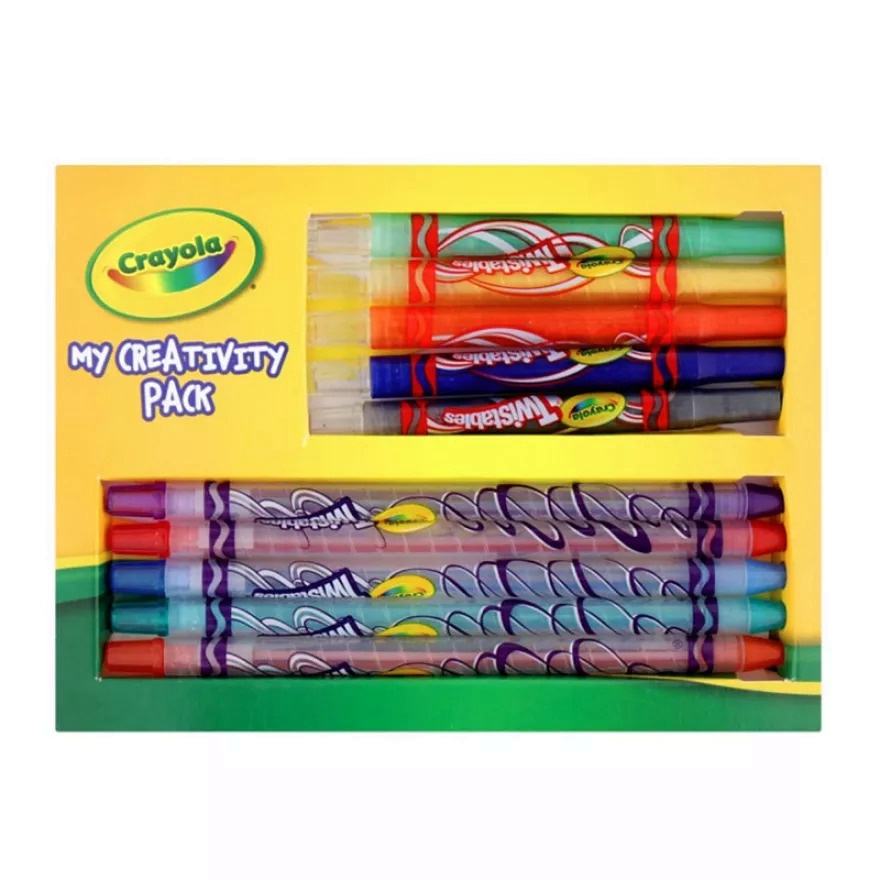 

Crayola My Creativity Pack Set 10pcs Twistables Crayons Assorted Colors