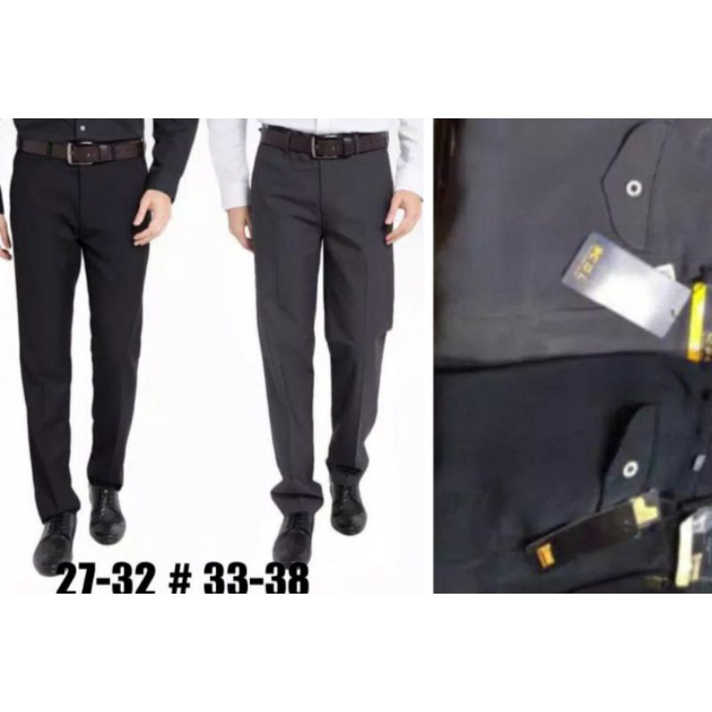 Celana Panjang Kerja Pria Standar Terlaris dan Paling TOP TOP - Celana Kain Pria Forma Model Reguler
