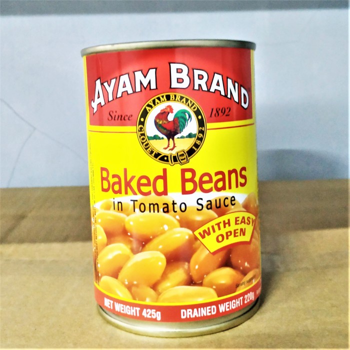 

ds20112s Baked Beans In Tomato Sauce Ayam Brand 425 Gr Xa20X1