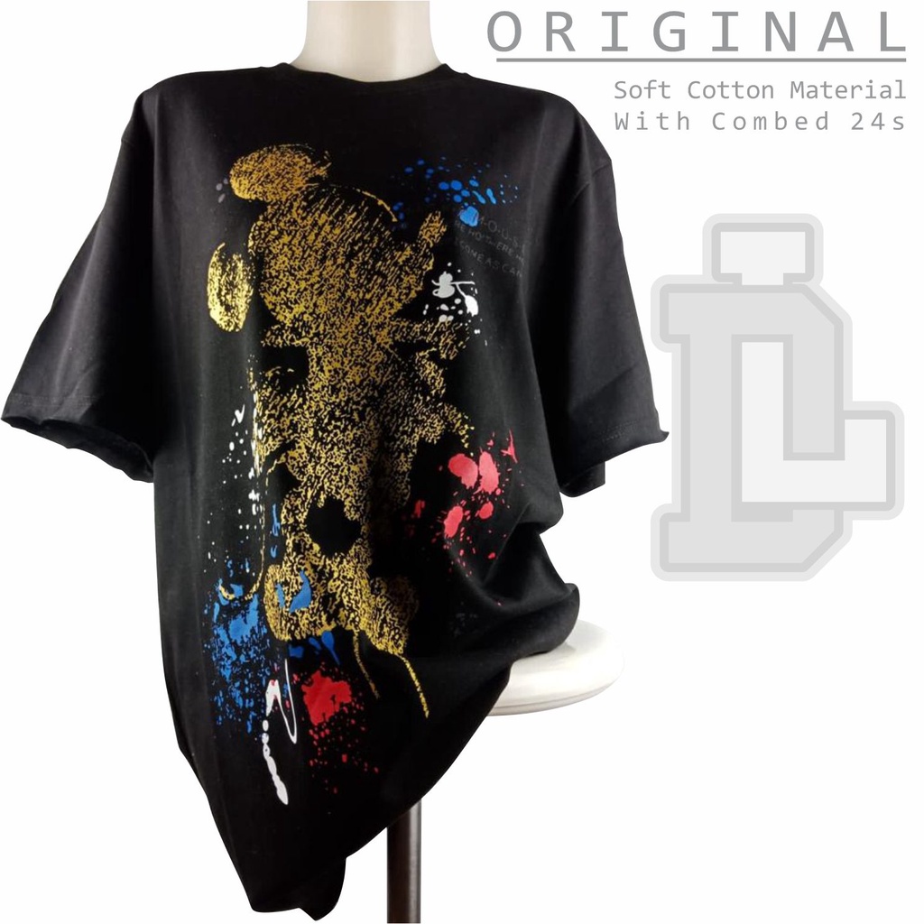 Zara Kaos Oversize Mickey Mouse zara Kaos Disney kaos wanita unisex