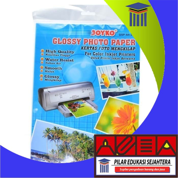 

PAPER | KERTAS PHOTO GLOSSY JOYKO A4 210 GRAM MURAH