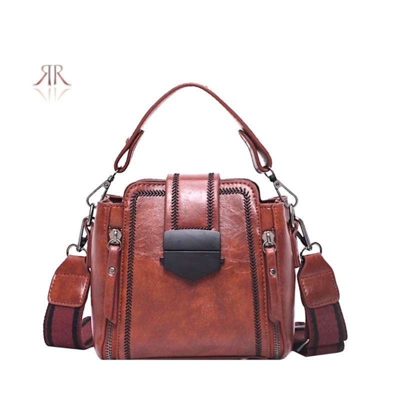 tas selempang wanita kulit simple REPRCLA BAGS slingbags kulit tas jinjing top handle kulit polos