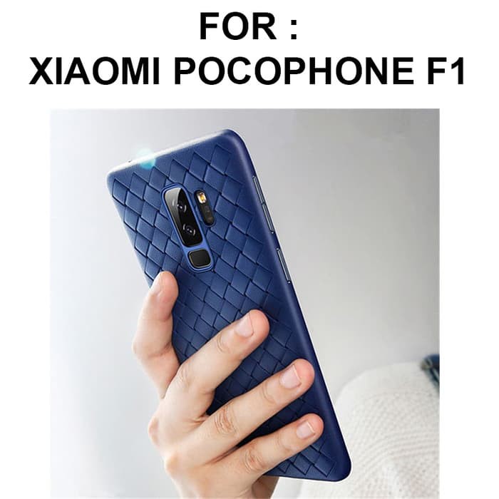 WOVEN case Xiaomi Pocophone F1 / case hp / soft case Xiaomi Pocophone F1 / hard case
