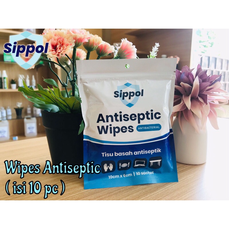 Sippol Antiseptic Wipes isi 10pcs