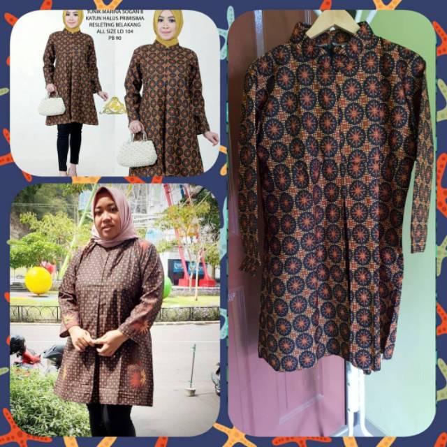 Tunik Batik Sogan