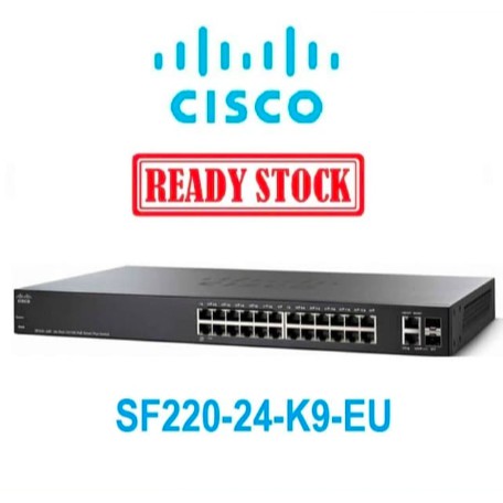 Cisco SF220-24 24-Port 10/100 Smart Plus Switch