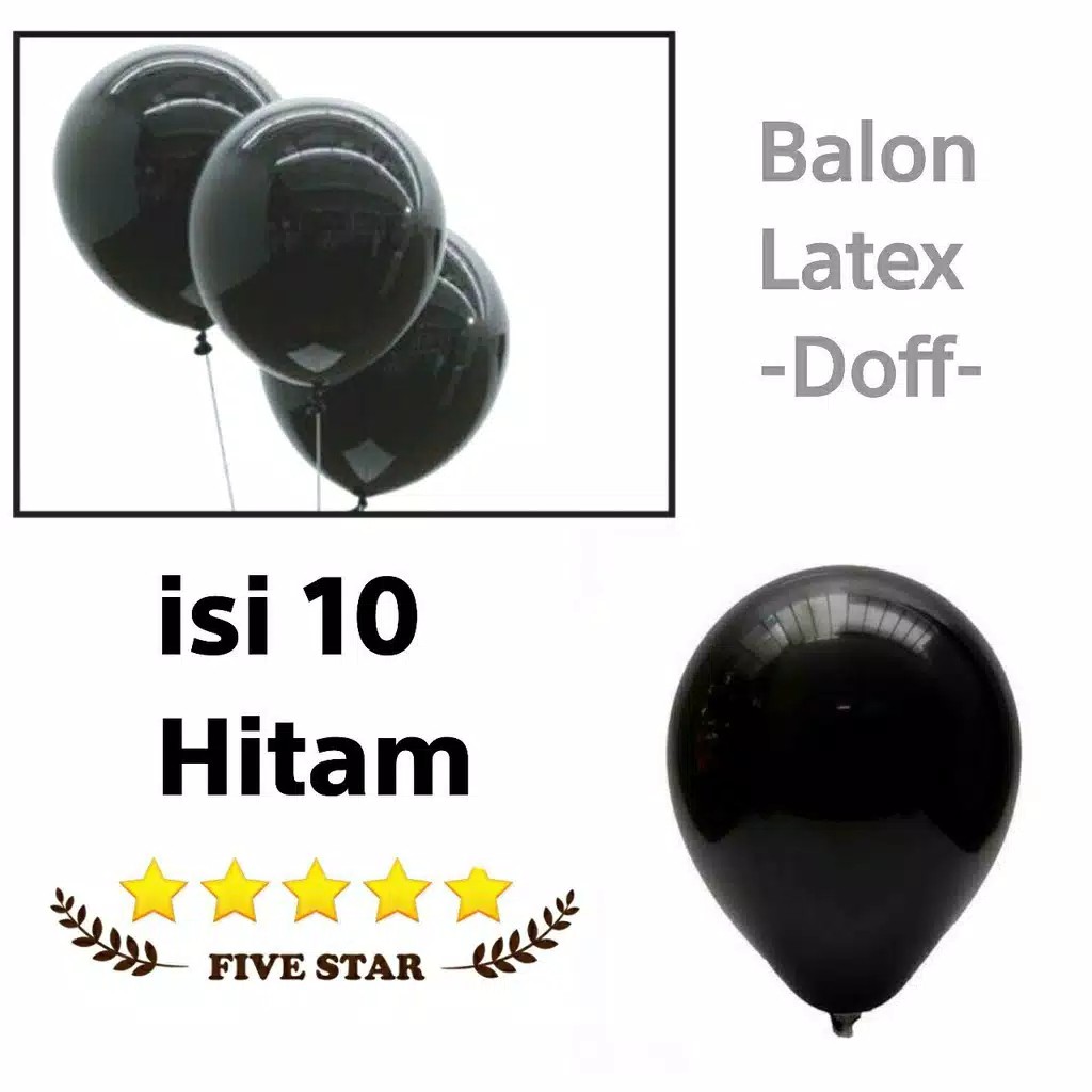 balon latex metalic 12 inch balon polos warna pink kuning hitam biru hijau merah putih hitam metalik