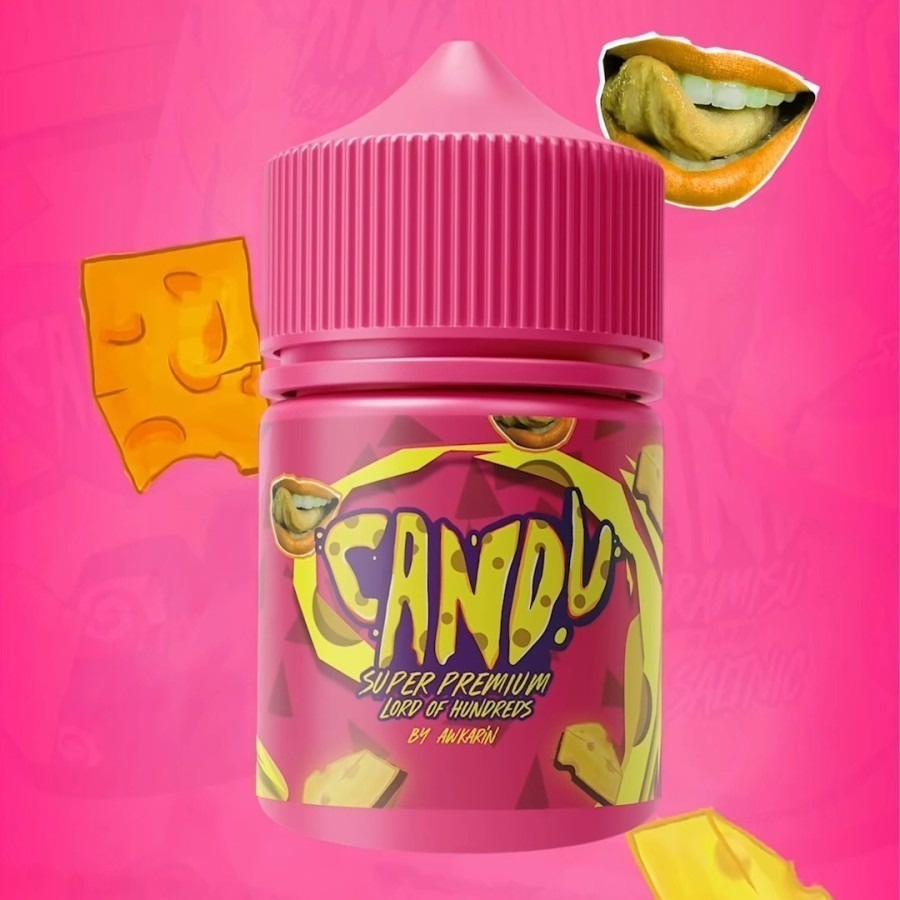 CANDU V4 60ML LIQUID CANDU SUPREME CHEESECAKE LIQUID FREEBASE ORI