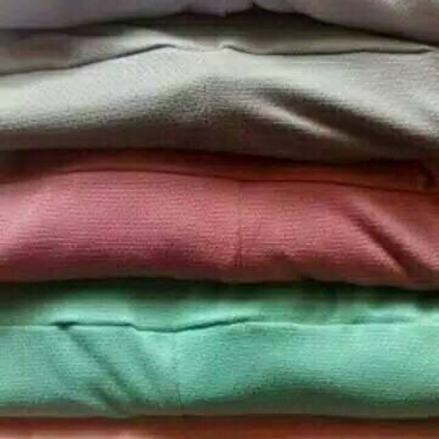 Gamis Misbee polos tebal