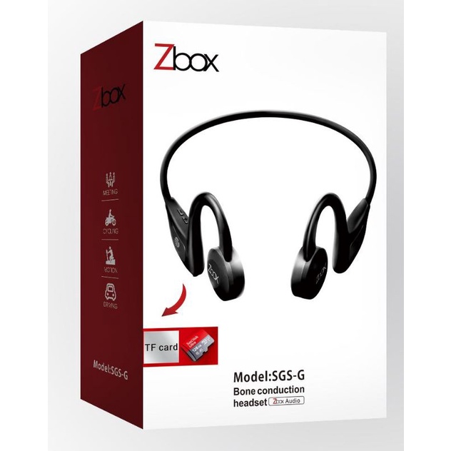 HEADSET WIRELESS ZBOX / BLUETOOTH SPORT ZBOX SGS-G