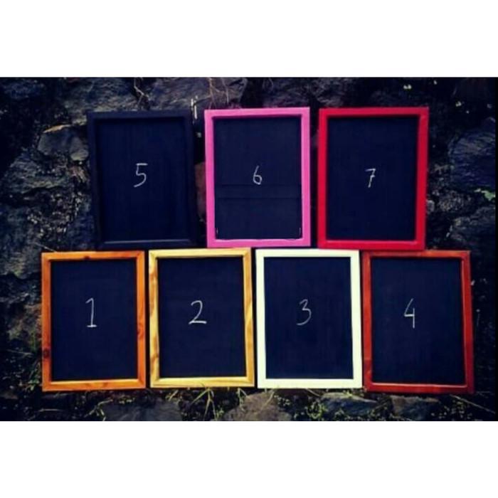 

Papan Tulis Kapur Menu Cafe Mini 20X30 Kaki Murah Prewed 001