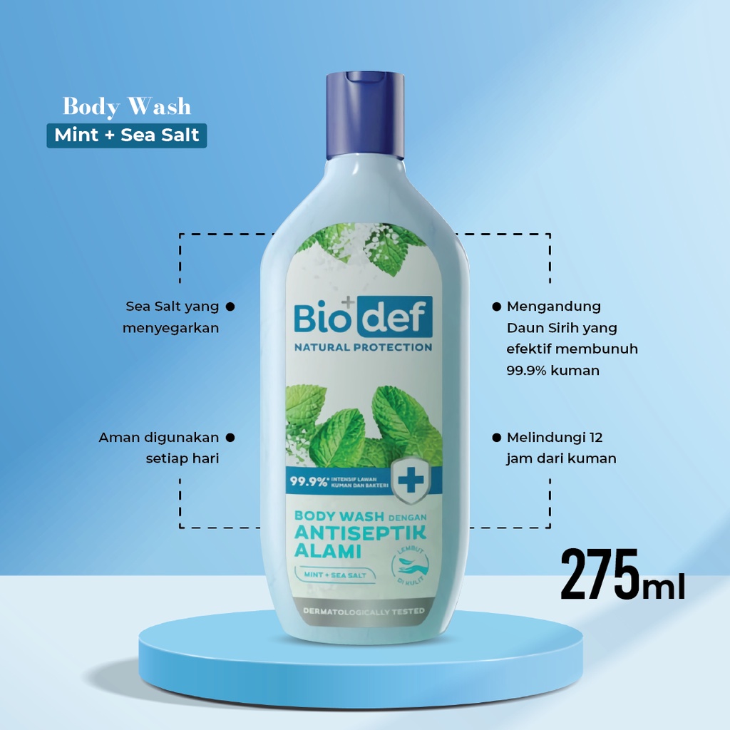 Biodef Body Wash Botol  275 Ml Natural Protection Series