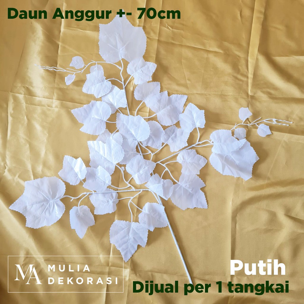 Dekorasi Tambahan Daun Artificial Hias Plastik Dekorasi Anggur