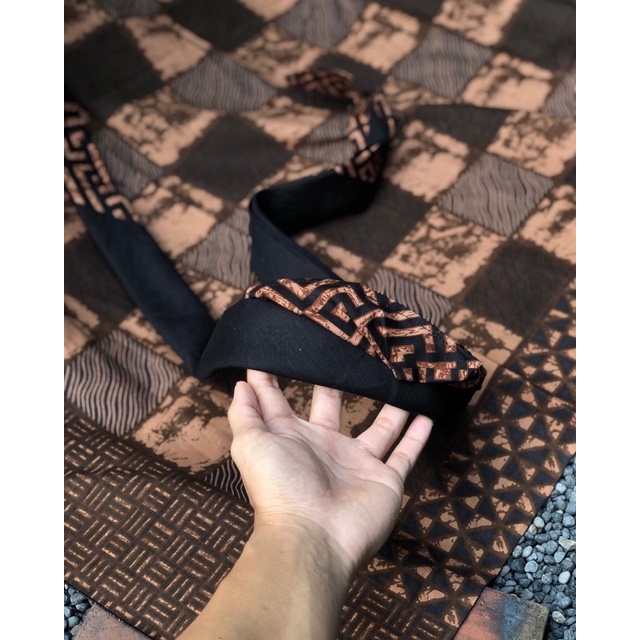 set saput udeng batik print