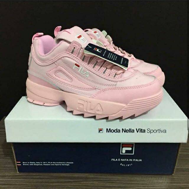 fila disruptor 2 blush pink