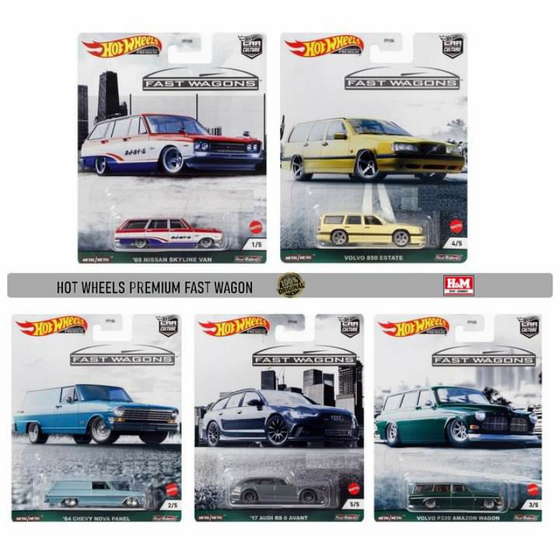 Hotwheels Premium Set Fast Wagon