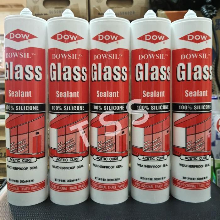 Dowsil Glass Acid Lem kaca Sealent Silikon Asam 300ml onderdil