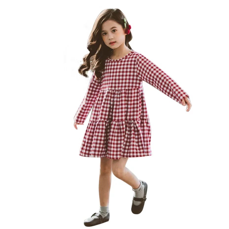 KALILA - CHESSY Dress Anak Perempuan Umur 2-6 Tahun | Dress Anak Cewek