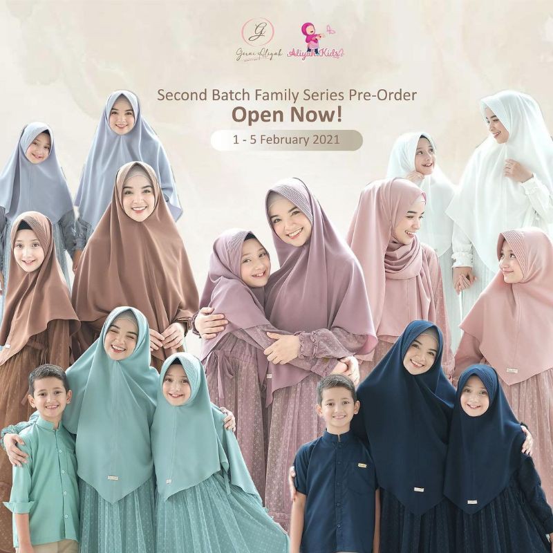 Dress Ibu Family series By Gerai Aliyah