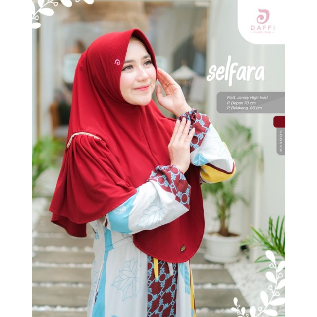 SELFARA DAFFI HIJAB HIGH TWIST HIJAB ELEGAN MODERN KEKINIAN