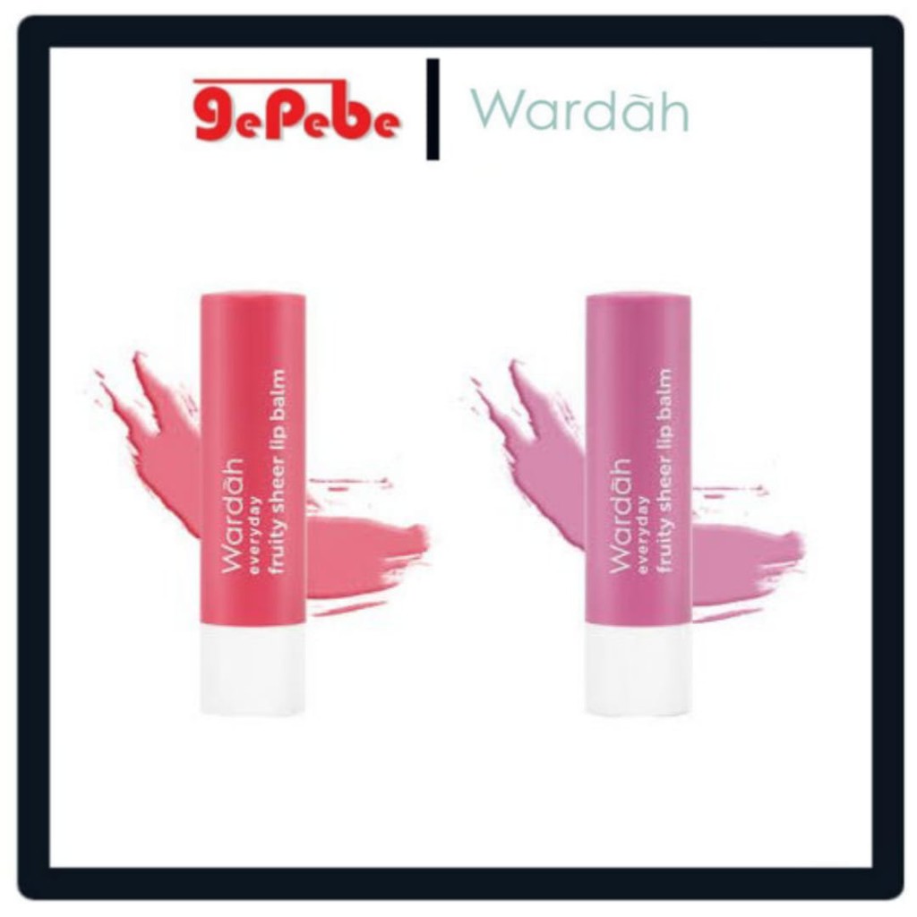 Wardah Everyday Fruity Sheer Lip Balm 4gr