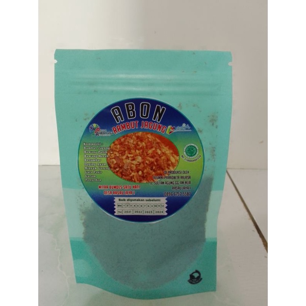 

Ready Abon Rambut Jagung Rasau Jaya Gurih dan nikmat 60 gram