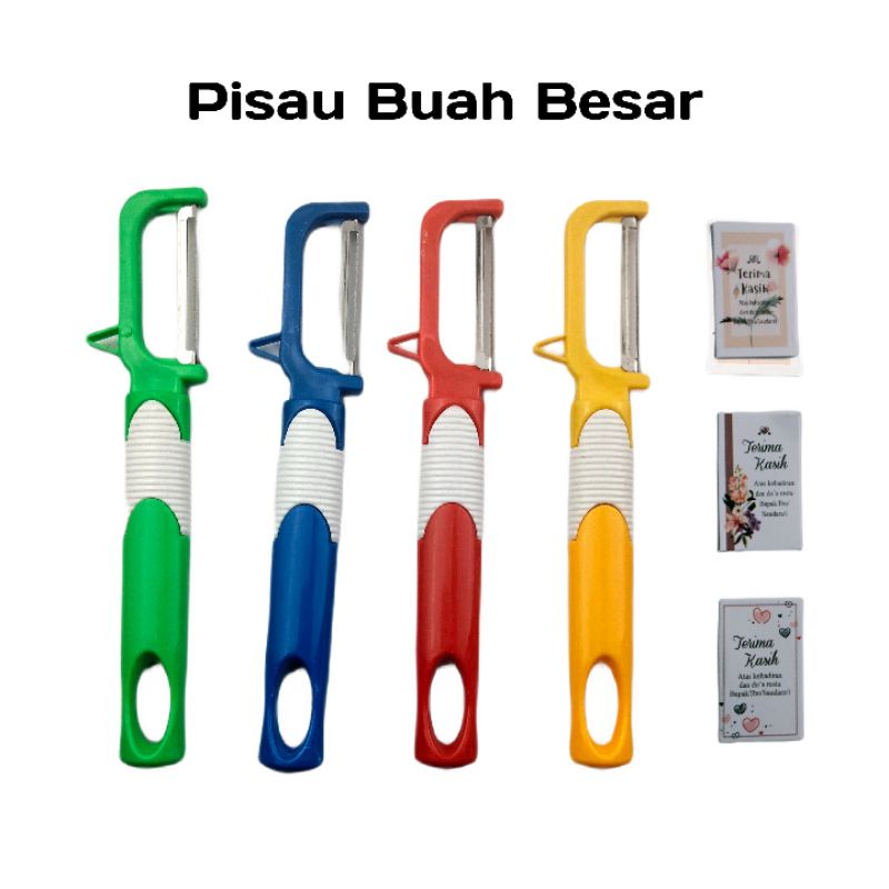 Souvenir Pernikahan Murah Pisau Buah Besar kemas Plastik.