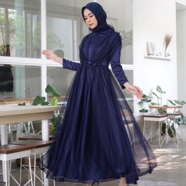 Baju Lebaran FNDLABELS Gamora Dress Tutu Tile Kebaya Modern Baju Pesta Bridesmaid Baju Pesta Ibu dan