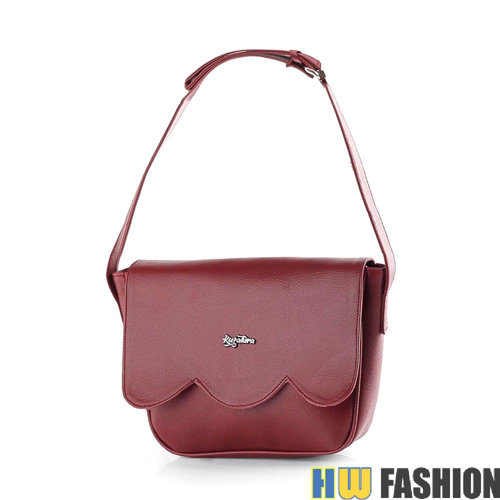 Kuzatura - KZR 487 Tas Selempang Wanita Maroon murah original cibaduyut keren
