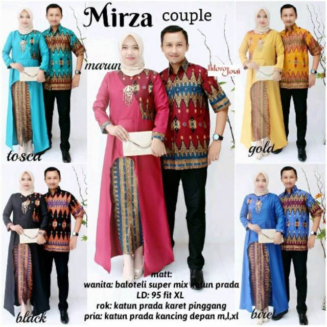 Couple mirza kardigan batik grosir pekalongan jogja solo