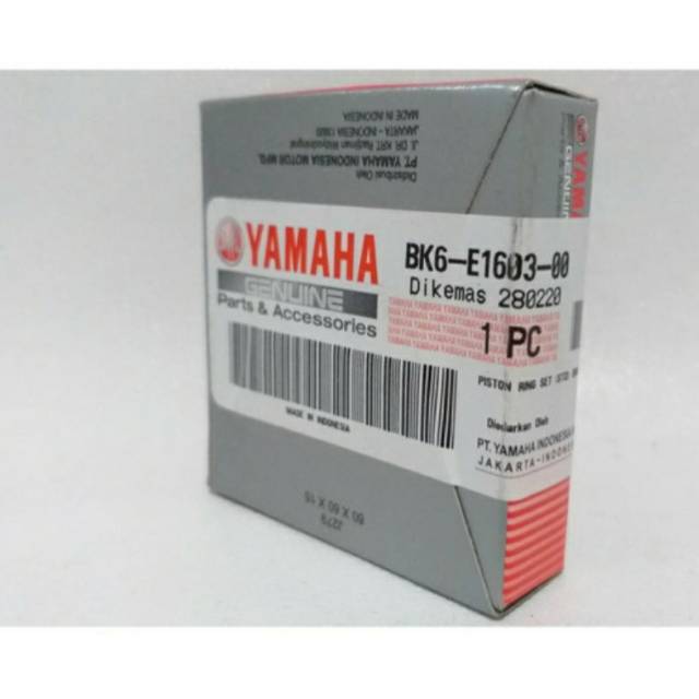 RING PISTON R15 V3 ASLI ORI YAMAHA  BK6 E1603 00