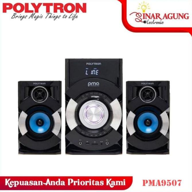 Polytron Speaker Bluetooth Pma 9507 Pma9507 100% Ori