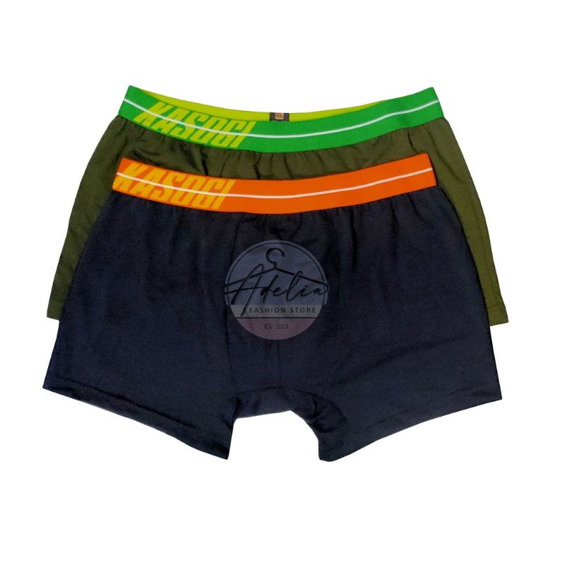 [isi 2pcs] CELANA DALAM PRIA BOXER PREMIUM KASOGI