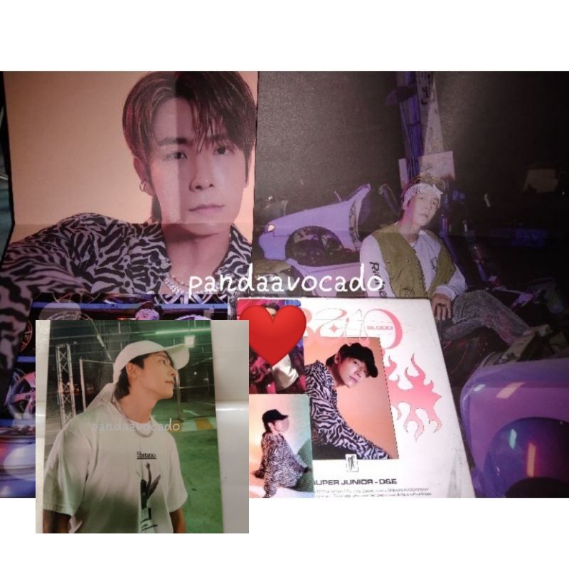 Super Junior Donghae Eunhyuk Album Bad Blood Donghae version Set (pc ada dinomor 2 ya)