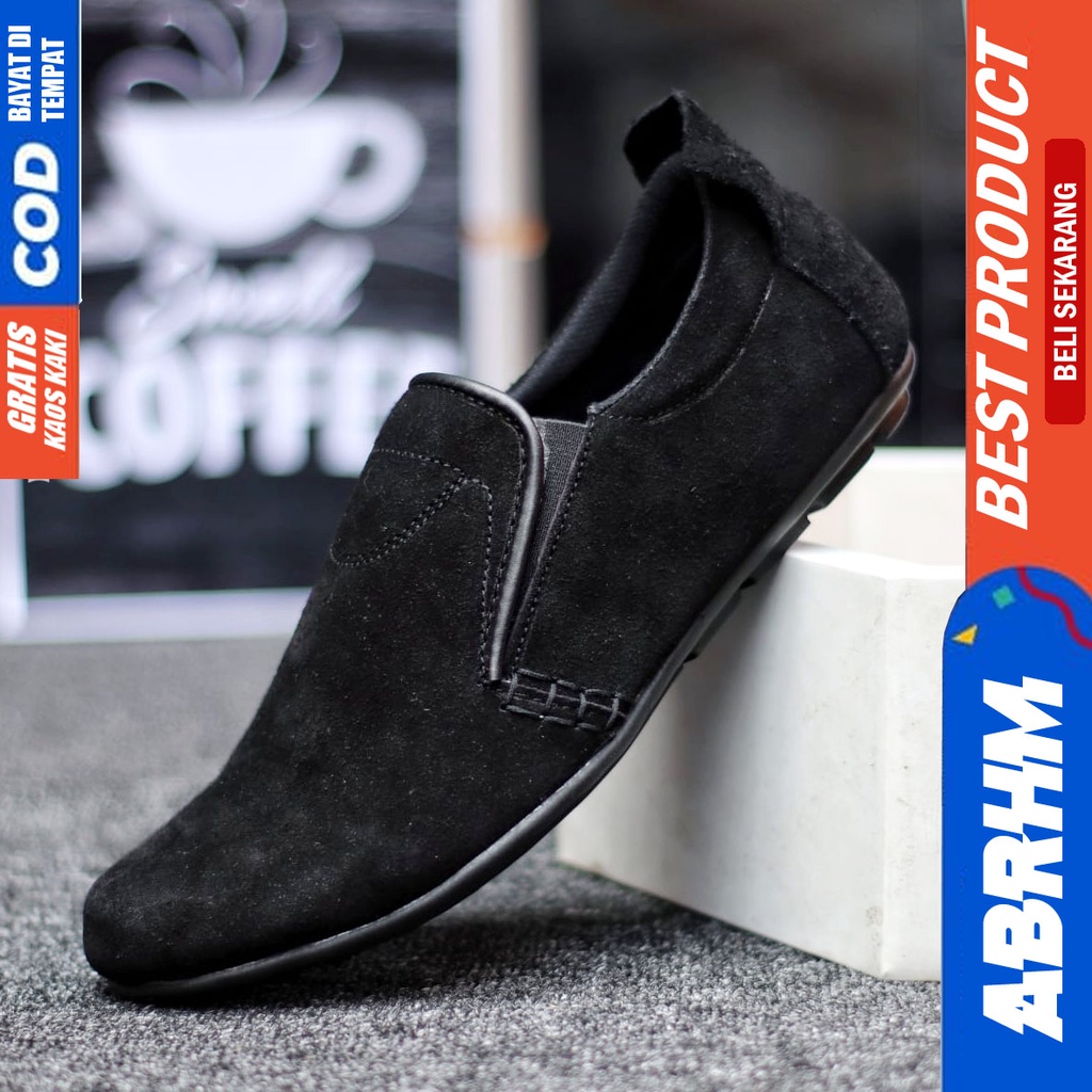 Abrhm Stone - Sepatu Slip On Pria Casual