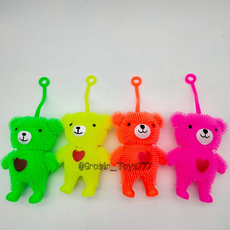 (SNI) Mainan Ubur-ubur Karakter Beruang / Mainan Nyala Anak-anak