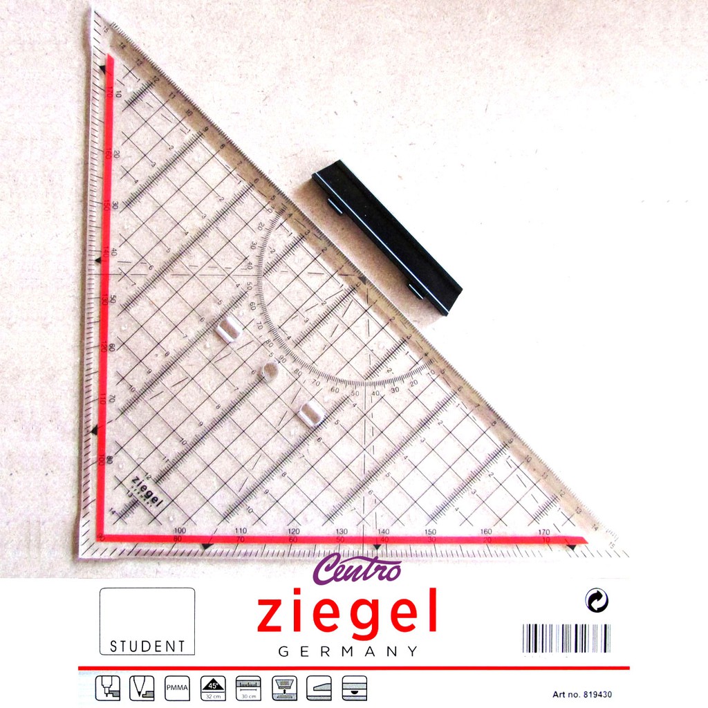

ROTRING ZIEGEL SEGITIGA PEGANGAN DEWA 32cm TEKNIK ARSITEK SIPIL