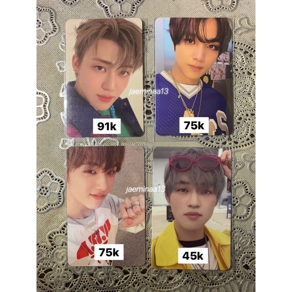 [SALE] PC Photocard Jaemin new school, Haechan young star, Jisung selca digipack, Chenle mixtape