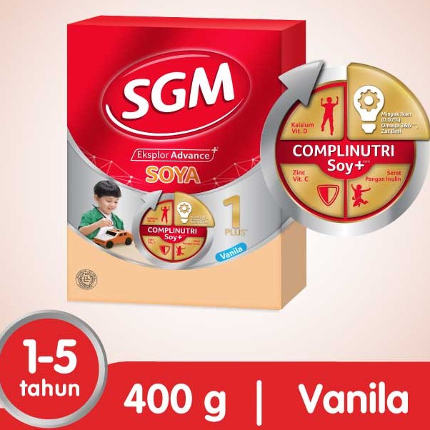 SGM SOYA 1+ VANILA 400GR