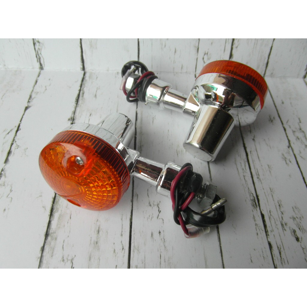 Lampu Sein Acipi Teralis Grill Rangka Besi Hitam Doff Jap Style