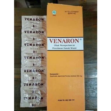 VENARON KAPSUL PER STRIP ISI 10 TABLET OBAT WASIR HERBAL