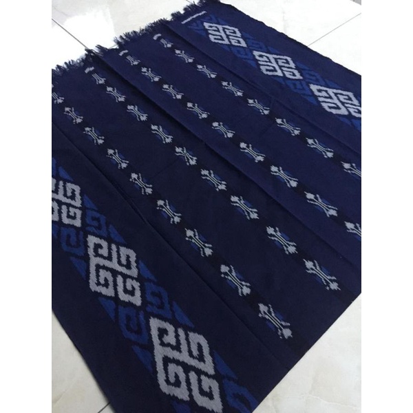 Kain Toraja Biru Dongker Tenun Toraja Kain Tenun Toraja Kain Tenun Etnik Biru Dongker